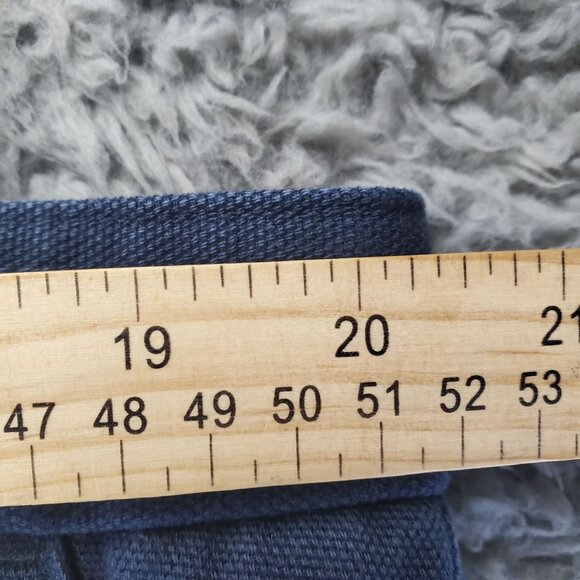 Duluth Trading Pants Mens 42X30 Navy Blue Relaxed Fit Cargo Style 100% Cotton - Picture 5 of 9